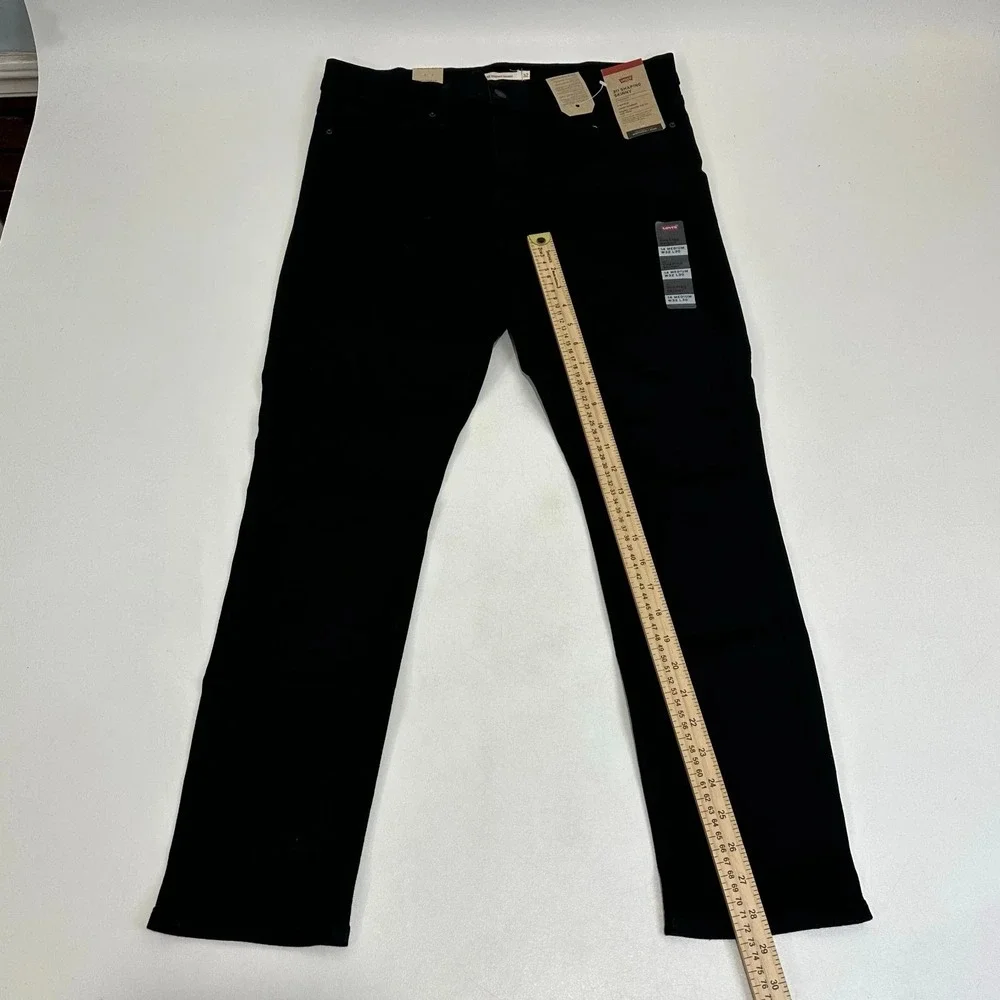 Levi's Women's 311 Shaping Skinny Jeans Black W32 L30 Size 14 NWT Stretch - Picture 4 of 5